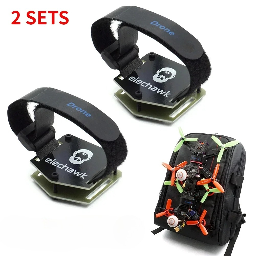 Drone Racing Flag - 2 セット DIY ドローンバッグバックパックぶら下げバックルフックアップ