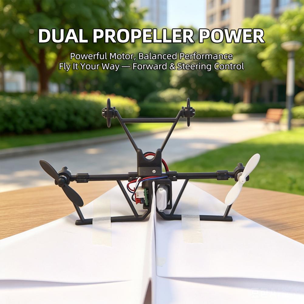 Drone Racing Flag - リモコン紙飛行機電動パワーキットDIY折りたたみ式長距離安定飛行超軽量飛行機屋外玩具