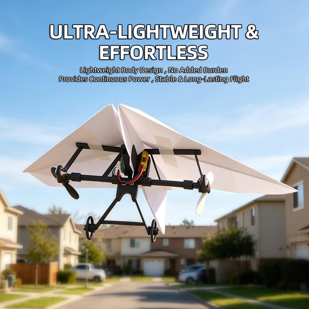 リモコン紙飛行機電動パワーキットDIY折りたたみ式長距離安定 - Drone Racing Flag のレビューと価格